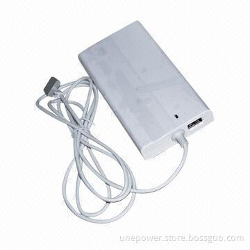 Ultra-slim Laptop AC Adapter, Replacement for Apple MagSafe, 85W, 18.5V, 4.6A Output with USB 2.0